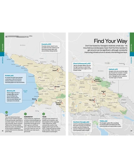 Grúzia, Örményország és Azerbajdzsán útikönyv Lonely Planet (angol)