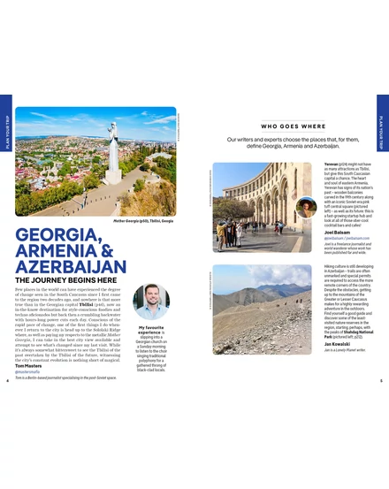 Grúzia, Örményország és Azerbajdzsán útikönyv Lonely Planet (angol)