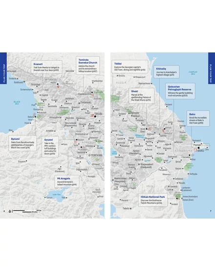 Grúzia, Örményország és Azerbajdzsán útikönyv Lonely Planet (angol)