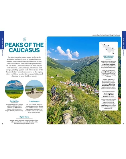 Grúzia, Örményország és Azerbajdzsán útikönyv Lonely Planet (angol)