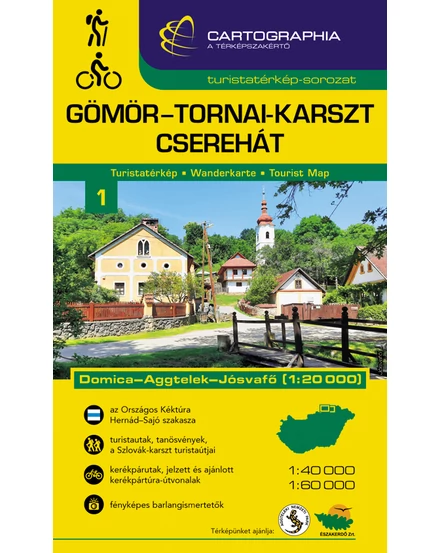 Cartographia Gömör-Tornai-karszt és Cserehát turistatérkép [1] 9789633531273