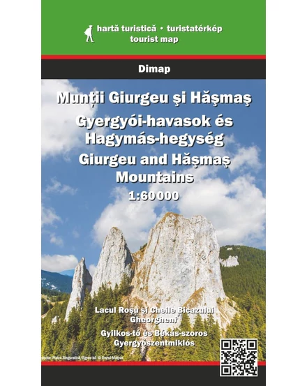 Cartographia Gyergyói-havasok és Hagymás-hegység turistatérkép 9789638637970