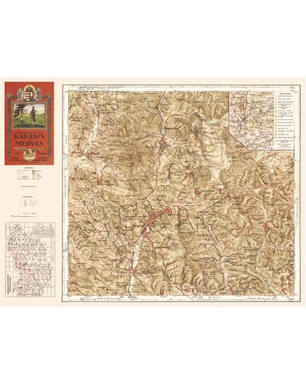 Cartographia Karancs-Medves térkép (1930) - HM 9632567625009