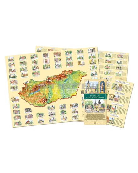 Cartographia Kegyhelyek és Búcsújáróhelyek látványtérkép (Civertan) 2000000010472