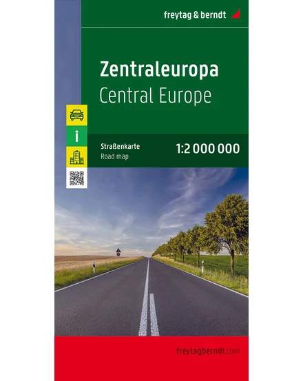 Cartographia Közép-Európa térkép (Freytag) 9783707907568