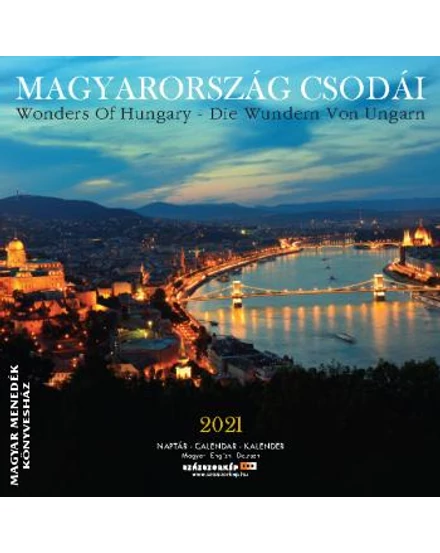 Cartographia Magyarország csodái falinaptár 2021 5999550448873