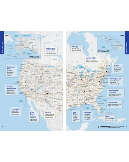 USA útikönyv Lonely Planet (angol)