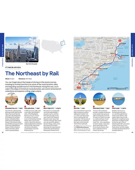 USA útikönyv Lonely Planet (angol)