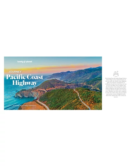 Journey Pacific Coast Highway (Csendes-óceán menti panorámaút) útikönyv - Lonely Planet (angol)