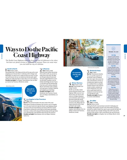 Journey Pacific Coast Highway (Csendes-óceán menti panorámaút) útikönyv - Lonely Planet (angol)