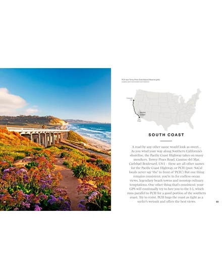 Journey Pacific Coast Highway (Csendes-óceán menti panorámaút) útikönyv - Lonely Planet (angol)