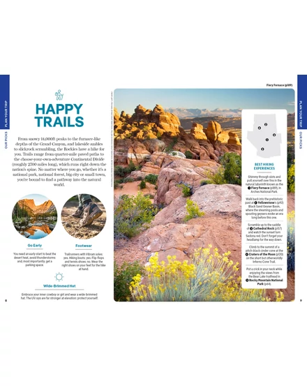 Amerikai Sziklás-hegység útikönyv Lonely Planet