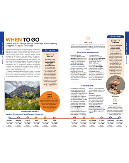 Amerikai Sziklás-hegység útikönyv Lonely Planet