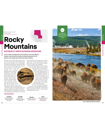 Amerikai Sziklás-hegység útikönyv Lonely Planet