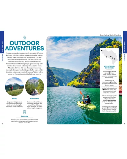 Nyugat-Balkán útikönyv Lonely Planet (angol)