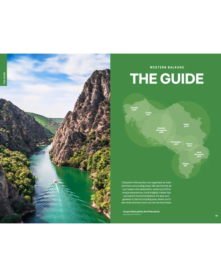 Nyugat-Balkán útikönyv Lonely Planet (angol)