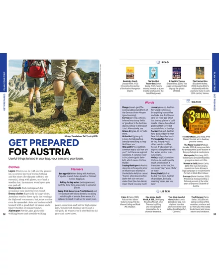 Ausztria útikönyv 2026 Lonely Planet (angol)