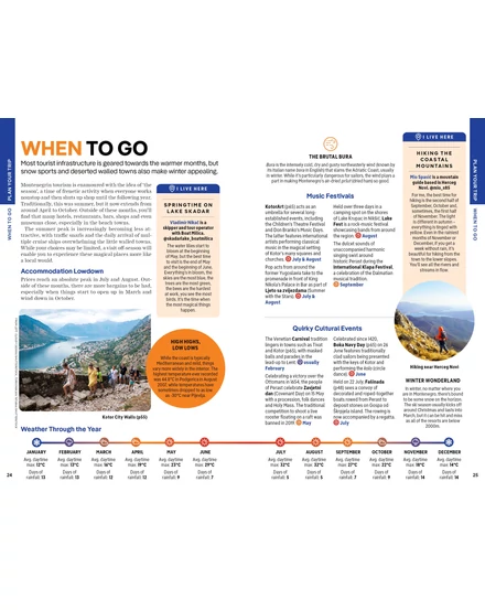 Montenegro útikönyv Lonely Planet (angol)