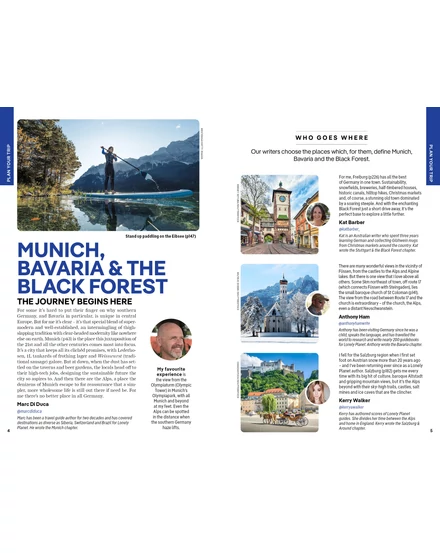 München, Bajorország (Bavaria), Fekete-erdő útikönyv Lonely Planet (angol)