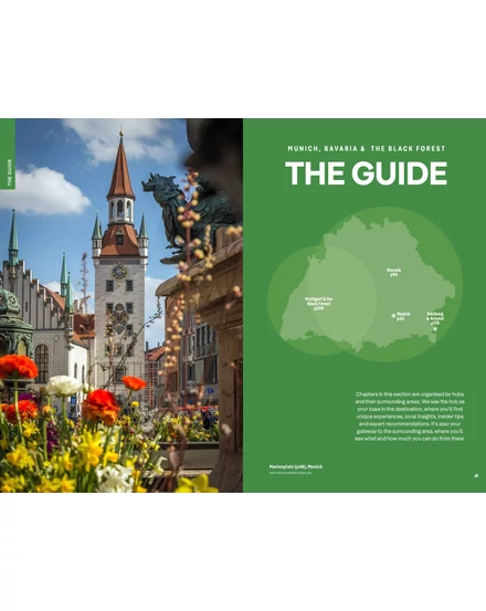 München, Bajorország (Bavaria), Fekete-erdő útikönyv Lonely Planet (angol)