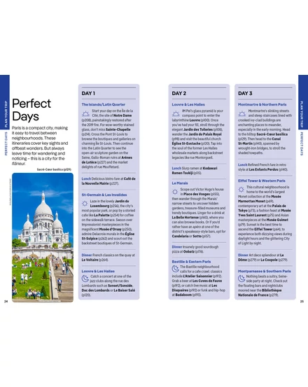 Párizs útikönyv Lonely Planet (angol)