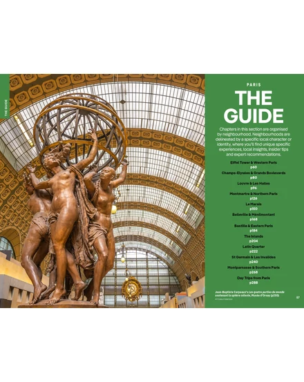 Párizs útikönyv Lonely Planet (angol)