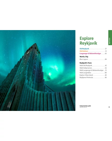 Reykjavik és Délnyugat-Izland Pocket útikönyv Lonely Planet (angol)