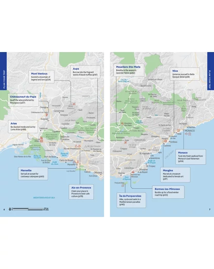 Provence & Cote d'Azur útikönyv Lonely Planet (angol)