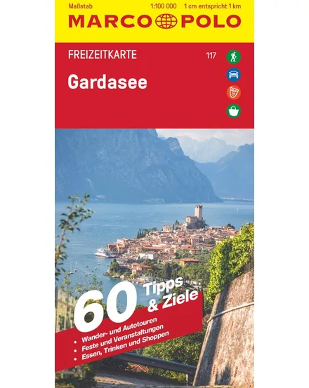 Cartographia Garda-tó térkép 9783575018724