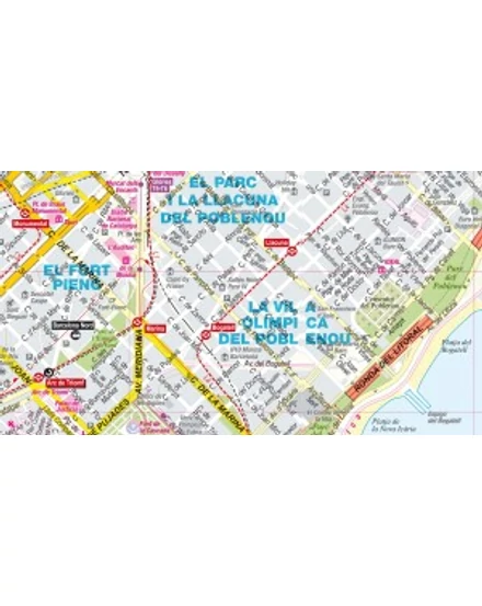 Barcelona Comfort zsebtérkép