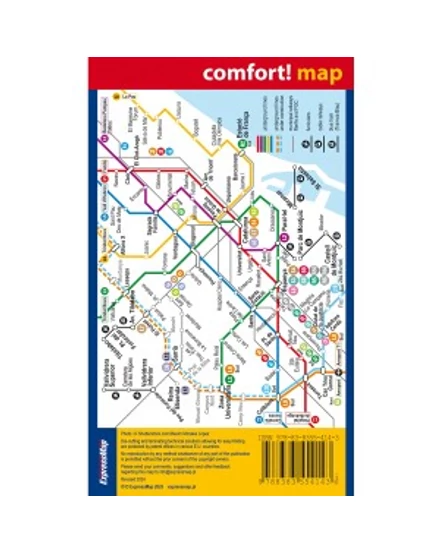 Barcelona Comfort zsebtérkép