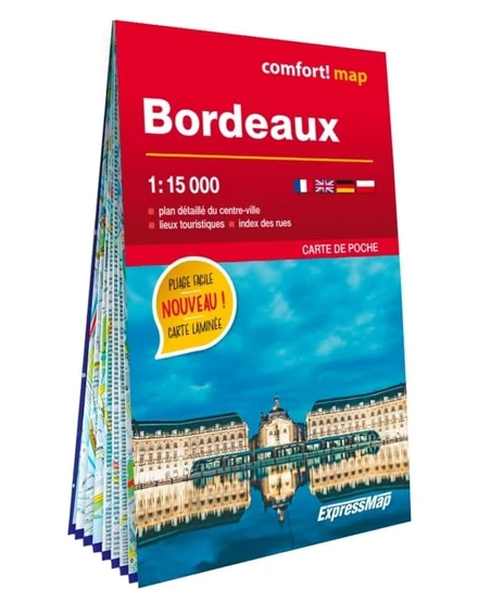 Cartographia-Bordeaux Comfort zsebtérkép - Expressmap-9788383554150