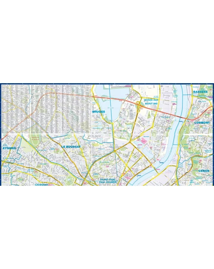 Bordeaux Comfort zsebtérkép - Expressmap (2025)