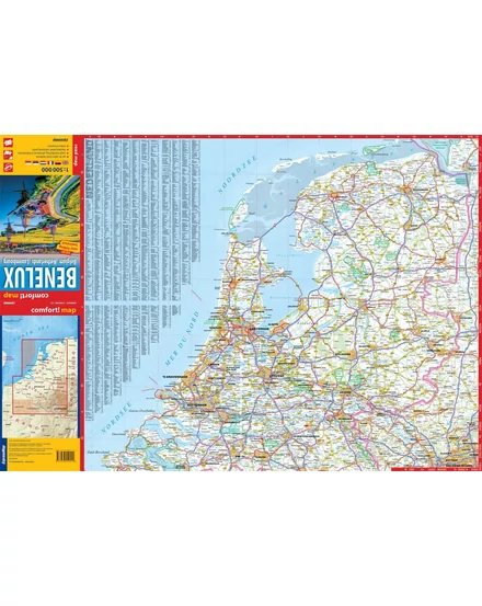 Benelux államok Comfort térkép (2025)