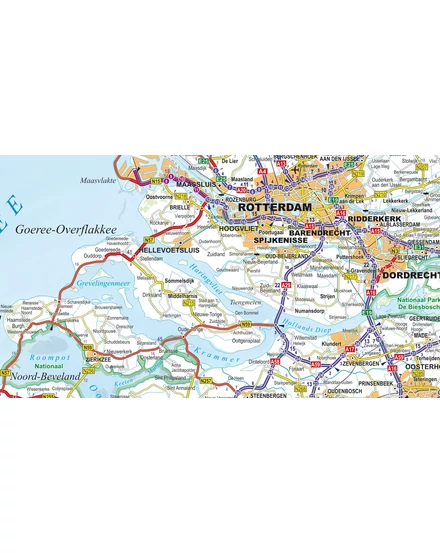 Benelux államok Comfort térkép (2025)