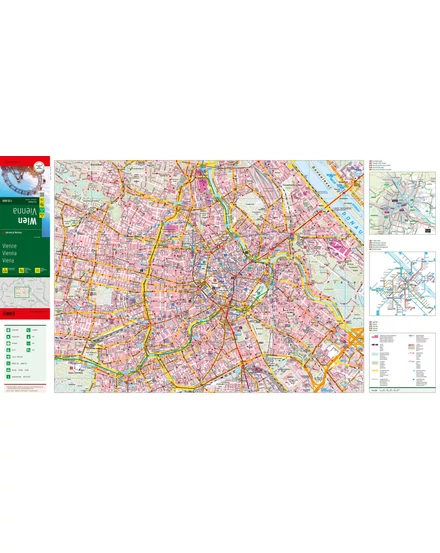 Cartographia Bécs City Pocket várostérkép (Freytag) 9783707920840