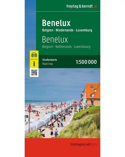Cartographia Benelux államok autóstérképe (Freytag) 9783991546016