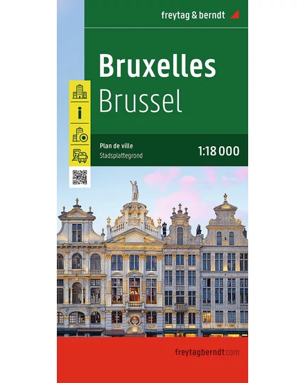 Cartographia Brüsszel várostérkép (Freytag) 9783707923711