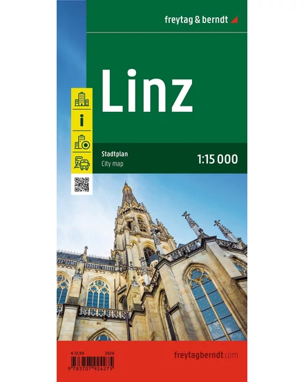 Cartographia Linz várostérkép-Freytag-9783707924275