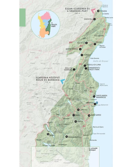Cartographia Szardínia Inspirációtól az élményekig - 9789635051717