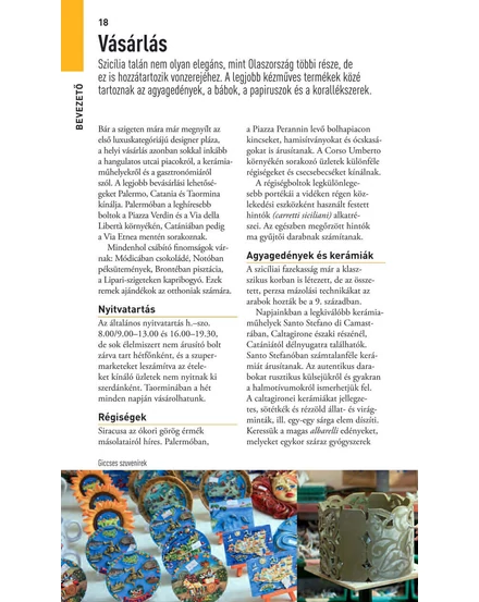 Cartographia Szicília felfedező útikönyv térképpel 9789635051779