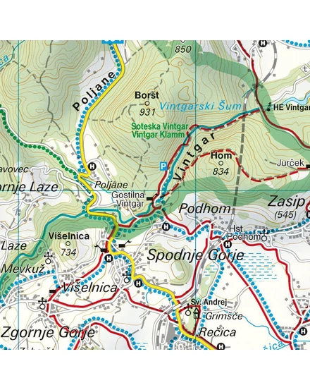 Cartographia WK5141 Triglav Nemzeti Park, Kranjska, Planica, Bled turistatérkép (Freytag) 9783707925234