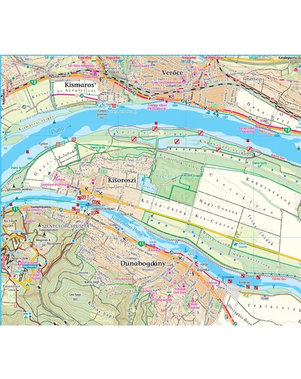 Cartographia-Duna-Verőce-Budapest-Szentendrei-sziget-szabadidoterkep-9786155864278
