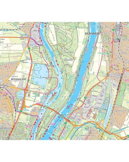 Cartographia-Duna-Verőce-Budapest-Szentendrei-sziget-szabadidoterkep-9786155864278