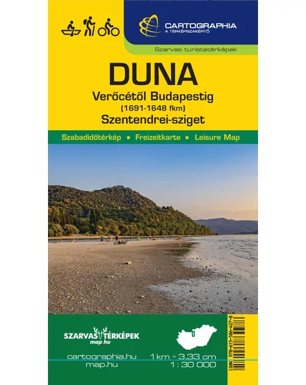 Cartographia-Duna-Verőce-Budapest-Szentendrei-sziget-szabadidoterkep-9786155864278