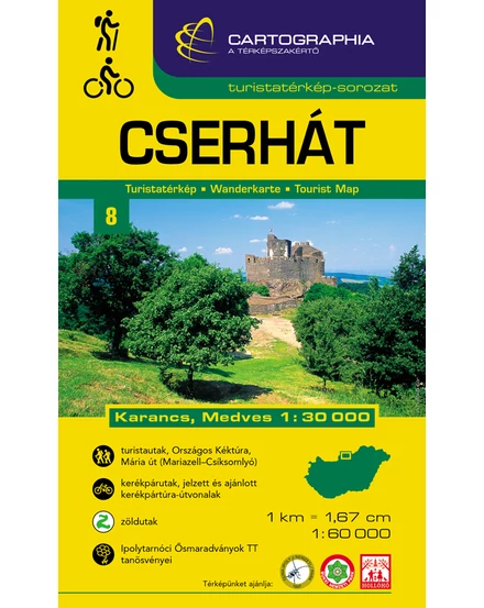 Cartographia ÉSZAKI-KÖZÉPHEGYSÉG turistatérkép csomag: 7 db Cartographia turistatérkép több mint 20% KEDVEZMÉNNYEL 