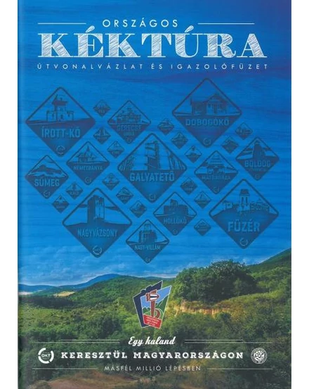 Cartographia Országos Kéktúra útvonalvázlat és igazolófüzet 9786158035422
