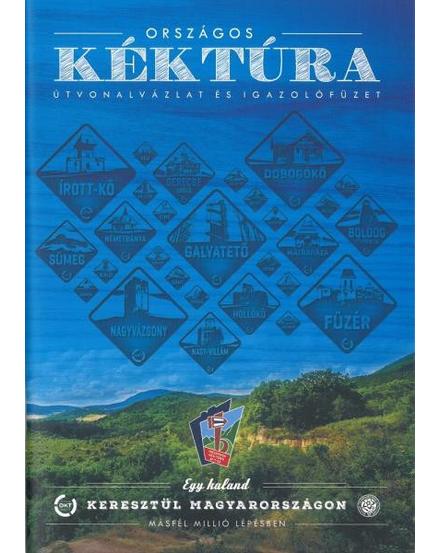 Cartographia Országos Kéktúra útvonalvázlat és igazolófüzet 9786158035422