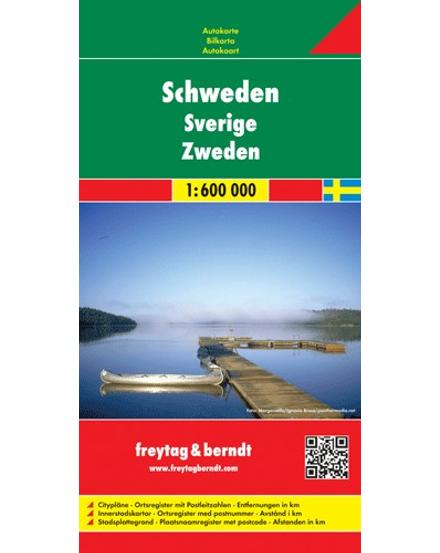 Svédország térkép