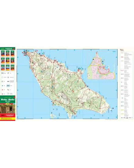 Rodosz  Island Pocket szabadidő- és autótérkép - Freytag